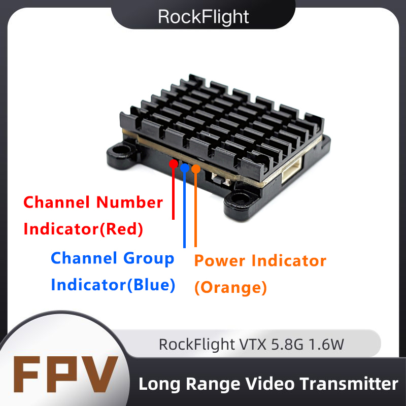 RockFlight TX663 VTX 5.8G 48CH - Drone Racing Vtx 评论和价格