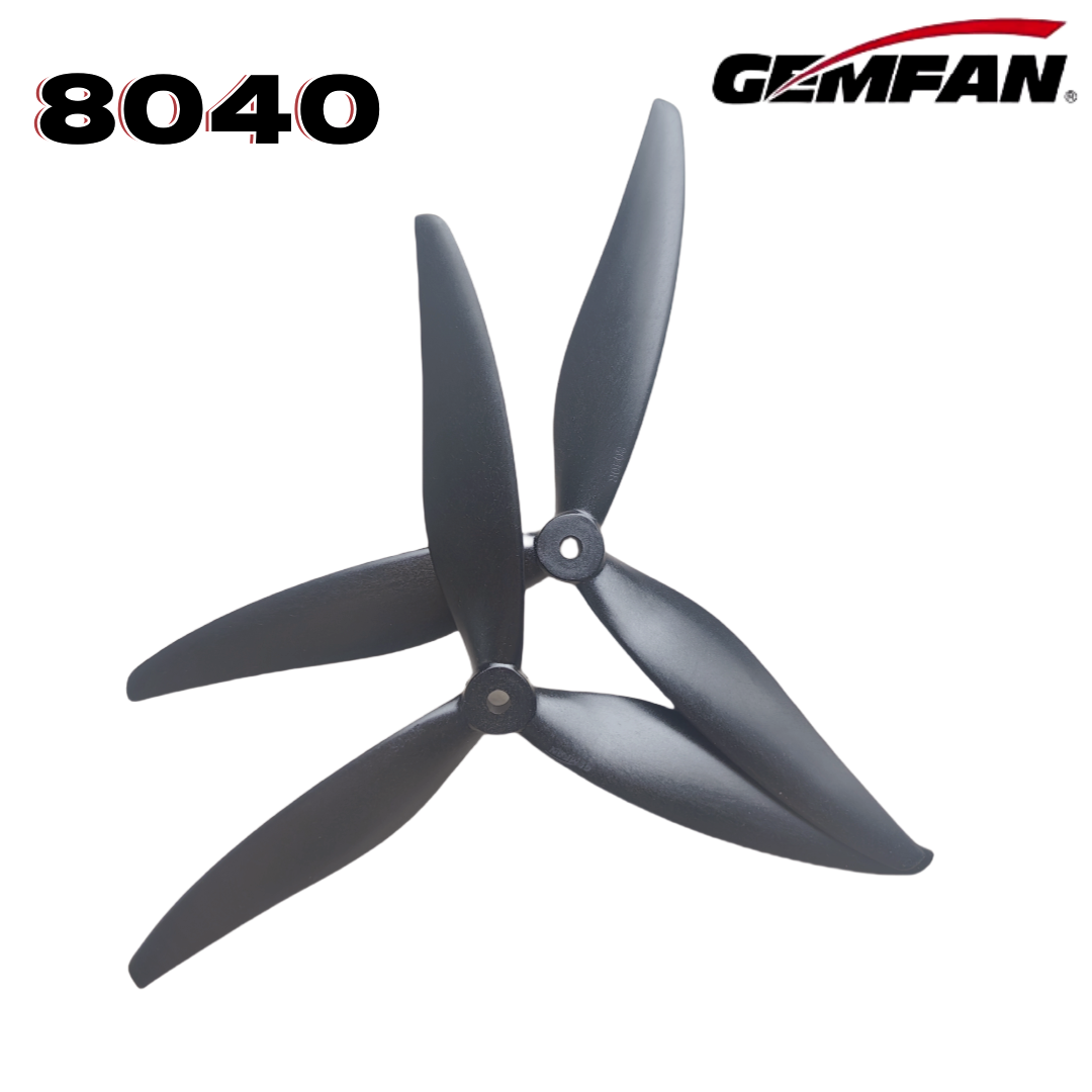 Gemfan 8040 8X4X3 3-blade 8-in - Drone Racing Propeller 评论和价格