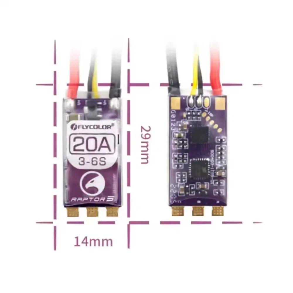 FLYCOLOR Raptor 5 20A 35A 45A  - Drone Racing Esc 评论和价格