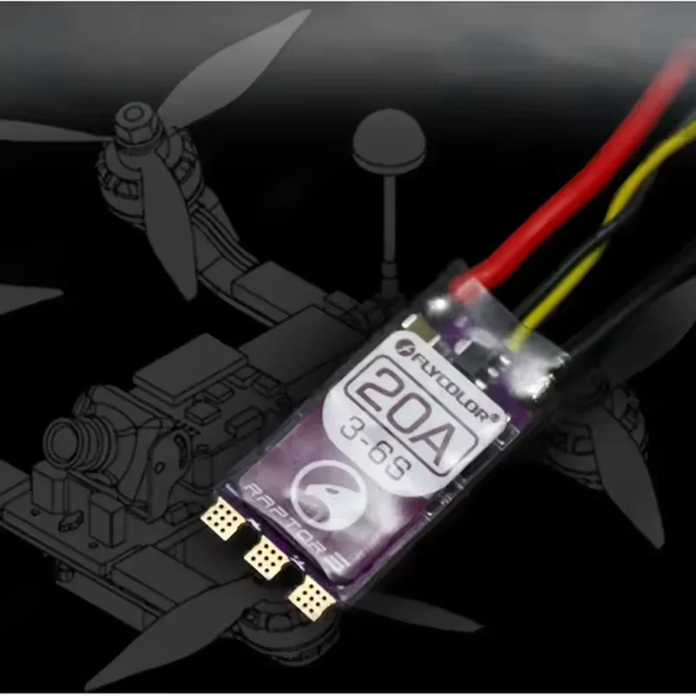 FLYCOLOR Raptor 5 20A 35A 45A  - Drone Racing Esc 评论和价格