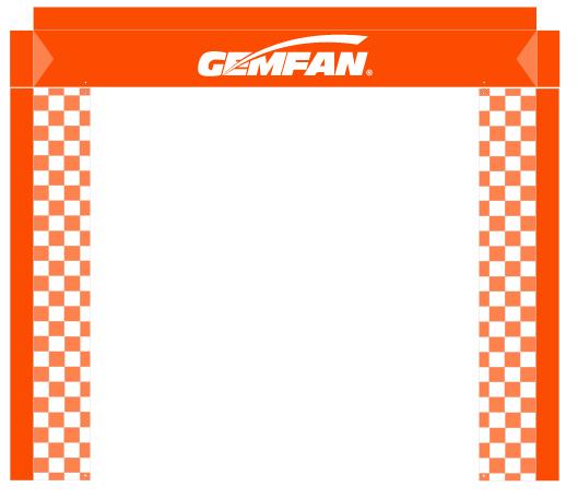 Gemfan152*152CM 5X5FT FPV Race - Drone Racing Flag 评论和价格